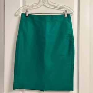 J.CREW No. 2 pencil bi-stretch cotton skirt